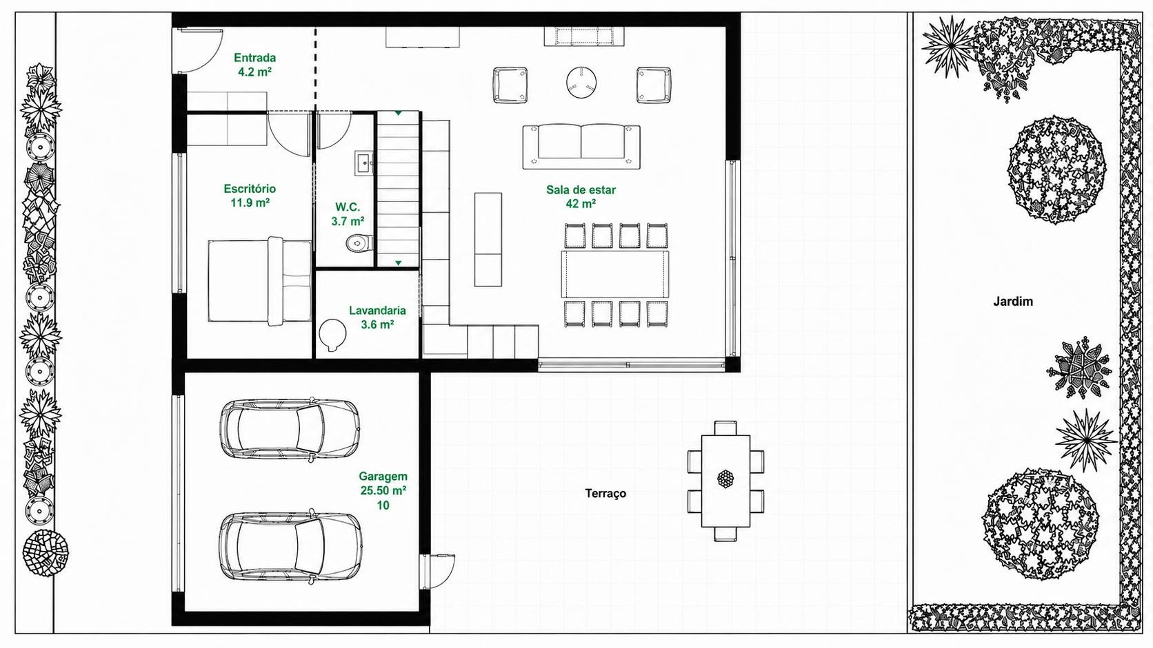Plan rez-de-chaussée